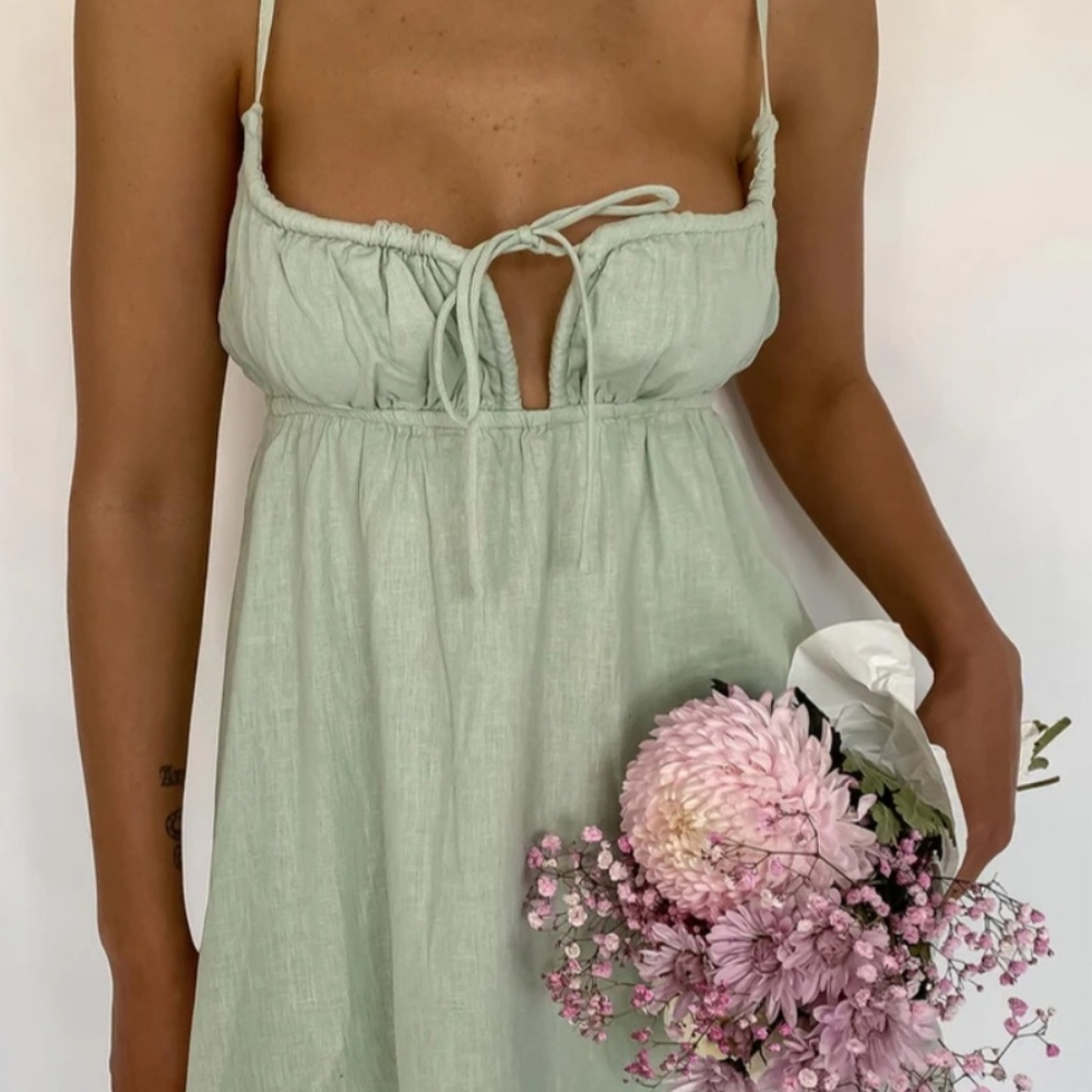 PLUS SIZE PRINCESS POLLY SAGE DRESS 🌿